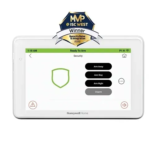 Honeywell Home 7" Color Touchscreen Keypad with Voice for VISTA Systems,